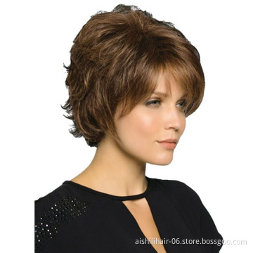 Hot sale is euramerican female sex is heat-resistant synthetic fleecy curl wave head type wig